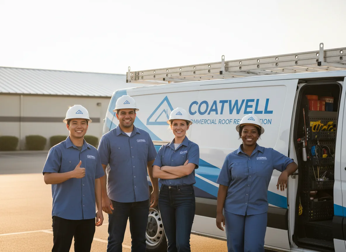 Commercial roof coating company in Godfrey, IL